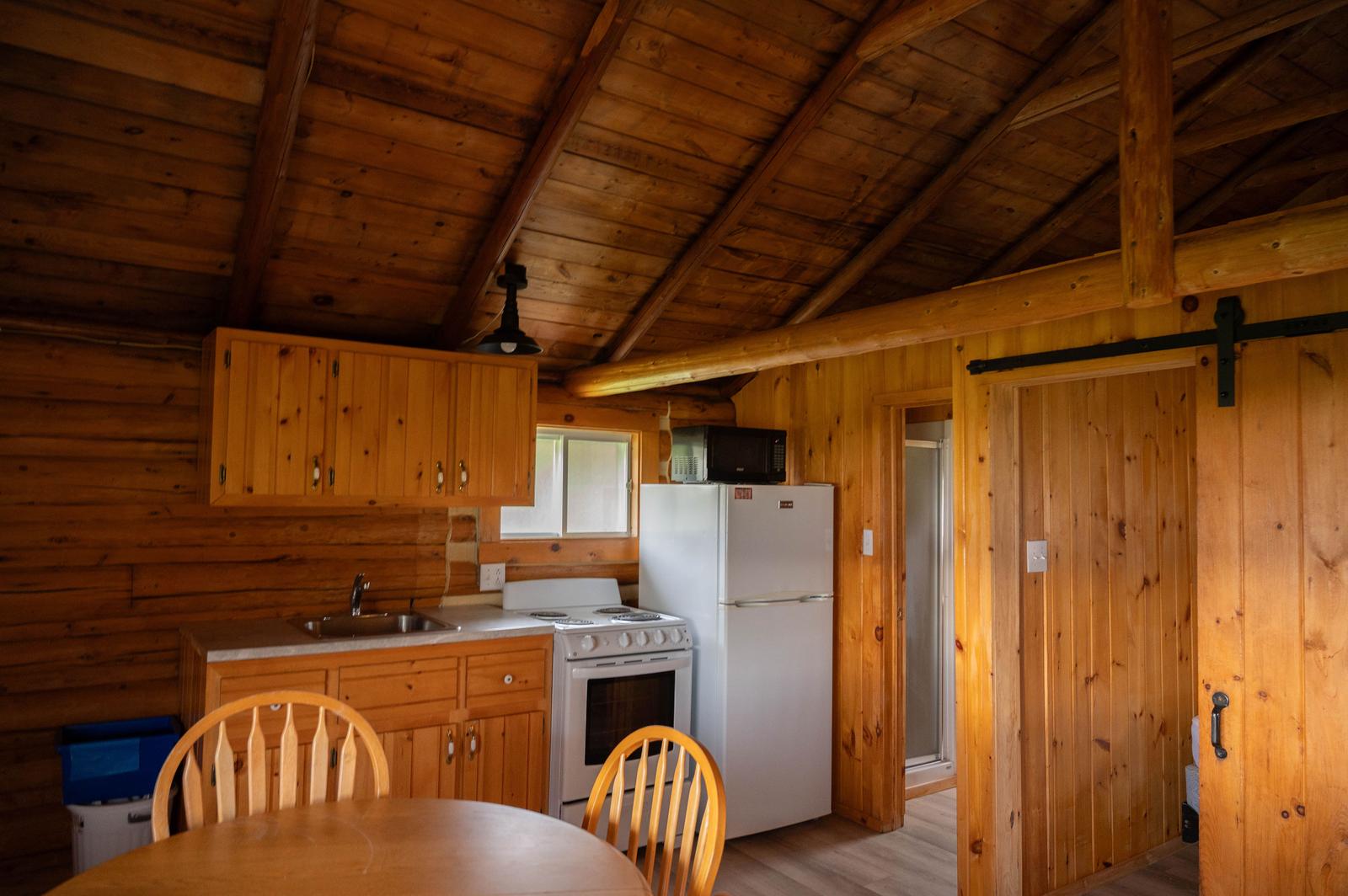 Fully equipped kitchen area