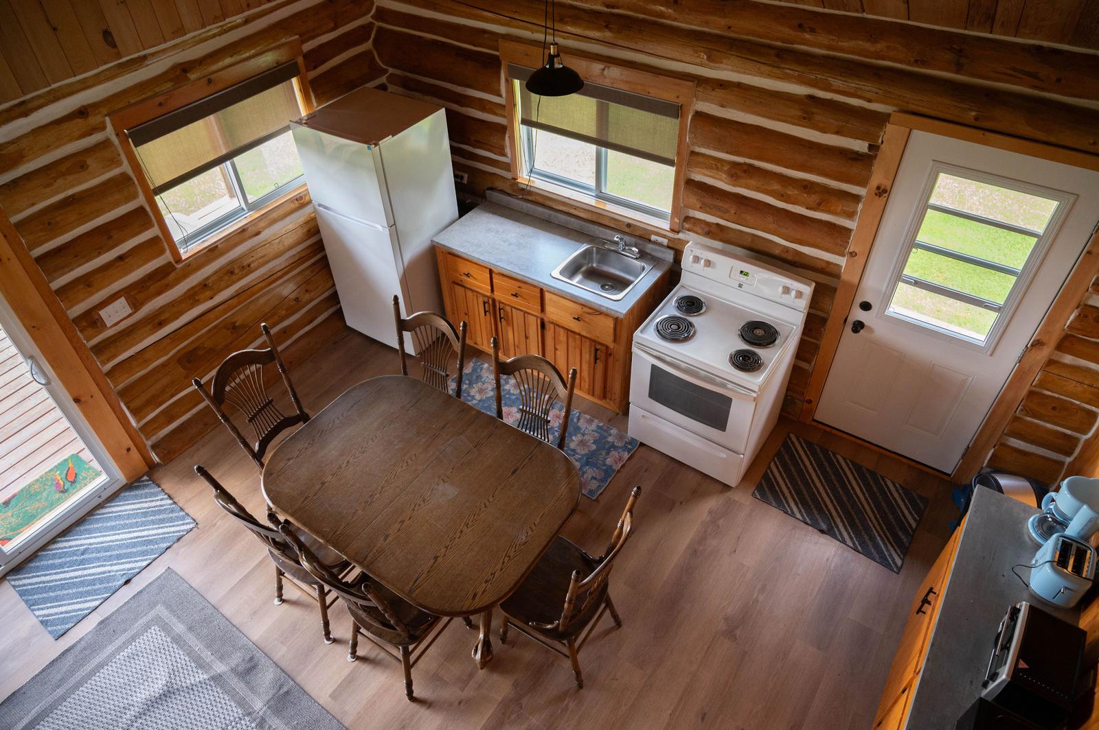 Kitchen overhead view