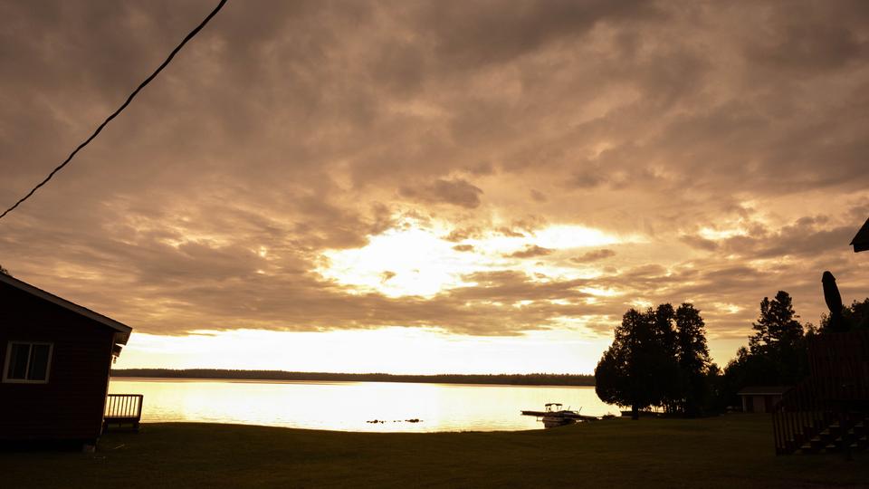 Lake sunset